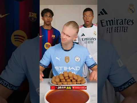 Mbappé, Haaland, Yamal &amp; Neymar 😂 The Funniest Football Challenge! ⚽🔥 #Shorts#mbappe #emotional