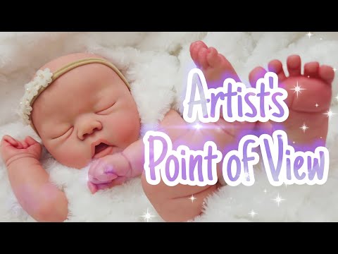 Experience what it's like to paint a doll! 👨🎨 YOU'RE THE ARTIST! 🎨 POV of REBORNING A DOLL!