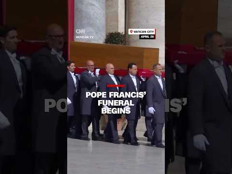 Pope Francis funeral begins