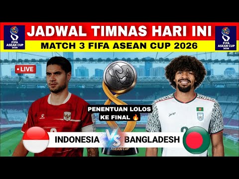Jadwal Timnas Indonesia vs Bangladesh Hari Ini | FIFA Asean Cup Hari Ini | Timnas Terbaru Hari Ini 📝