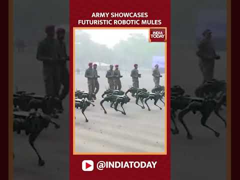 Indian Army Showcases Futuristic Robotic Mules At Southern Command Investiture Ceremony