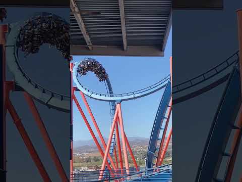 Off-ride Scream At Six Flags Magic Mountain #rollercoasters #sixflagsmagicmountain #sixflags #ride