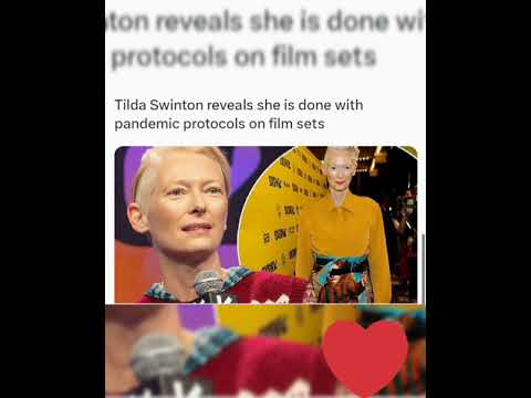 Tilda Swinton reveals she is done with pandemic protocols on film sets