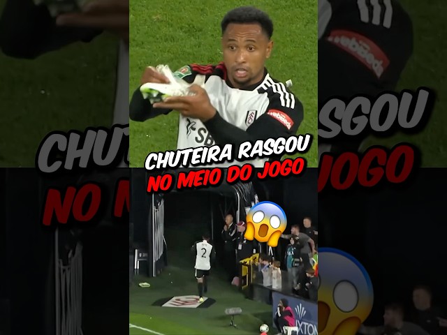 SUA CHUTEIRA RASGOU E SEU TIME TOMOU GOL…🤯