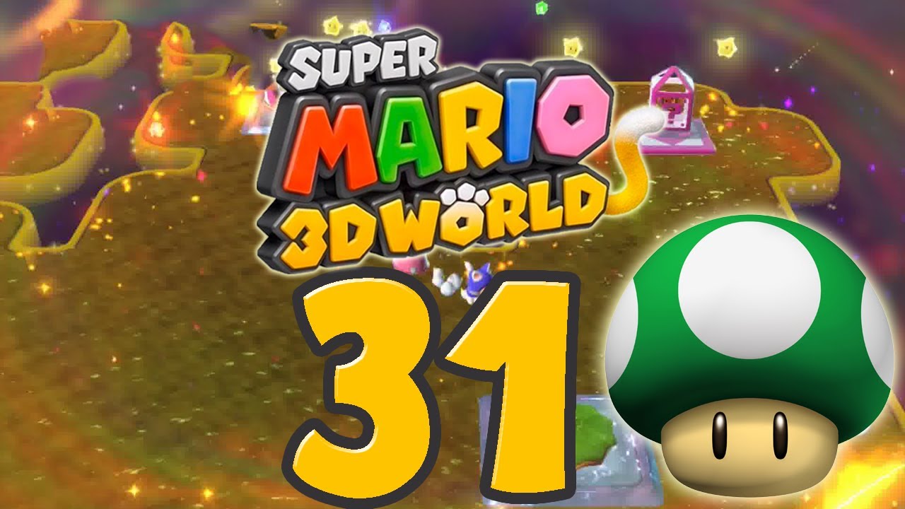 Let's Play Super Mario 3D World Part 31: Unendlich 1-Ups & Rätselhaus ...