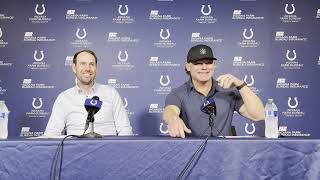 Indianapolis Colts' Shane Steichen, Chris Ballard Dish On 2024 NFL Draft Class