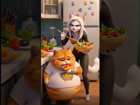 When Your Cat Wife Finds Out the Truth... 😼💔 | Funny Cat Drama Story #cat #cute #funny