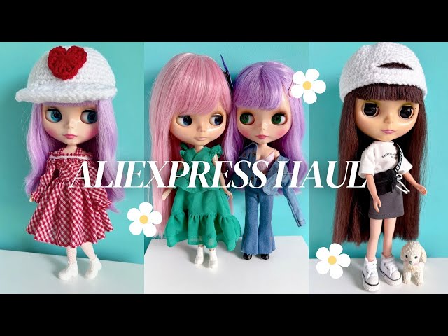 An ASMR-style unboxing of my latest Blythe doll clothes haul from Aliexpress. In the second half of the video, I style my dolls in some outfits featuring all their new clothes! Which outfits are your favorite?
💖 MICHELLE

*If the video appears blurry please check the video settings!

💖💖 LINKS 💖💖
Crochet baseball cap pattern - https://mooeyandmay.substack.com/p/baseball-cap-crochet-pattern
Gingham dress - https://a.aliexpress.com/_mPSJ4Sx
Track pants - https://a.aliexpress.com/_msgykW7
Bear jumper - https://a.aliexpress.com/_mO5QTqf
Denim jacket - https://a.aliexpress.com/_mLcreQ7
Pink bralette - https://a.aliexpress.com/_mLxPP7p
Crossbody bag - https://a.aliexpress.com/_mtK4zyb
Crop top and flared jeans - https://a.aliexpress.com/_mqjqEj9
Black jumper and skirt - https://a.aliexpress.com/_mPzXyDt
Nude tights - https://a.aliexpress.com/_mrvxSP9
Green ruffle dress - https://a.aliexpress.com/_mPZctHV
Converse shoes - https://a.aliexpress.com/_mLf2TtH
Stripe jumper and skirt - https://a.aliexpress.com/_mKHJsDD

💖💖 FAVORITE PRODUCTS 💖💖
Bullet Journal - https://amzn.to/4aJ3oHA
Zebra Mildliner Highlighters - https://amzn.to/448THQo
Favorite crochet hook - https://amzn.to/3LweEKn
Favorite yarn brand - https://amzn.to/3JPP1nw
No-sew glue - https://amzn.to/3LrL0pU
Slanted tapestry needles - https://amzn.to/3uGU2Zd

💖💖 TIP ME 💖💖
If you would like to support me in posting free crochet patterns online you can leave me a tip or send me a gift! Anything is greatly appreciated! 
Cash App - $michmooey
Amazon Wishlist - https://www.amazon.com/hz/wishlist/ls/2YUP3J0MFCFIK?ref_=wl_share

💖💖 FOLLOW ME 💖💖
Website - http://www.mooeyandfriends.com/
Substack - https://mooeyandmay.substack.com
Instagram - https://www.instagram.com/mooeyandfriends/
Blythestagram - https://www.instagram.com/mooeyandmay/
Crochet shop - https://ko-fi.com/mooeyandfriends/shop
Depop - https://depop.com/mooeyandfriends
Crochet Instagram - https://www.instagram.com/mooeyscrochet/
Threads - https://www.threads.net/@mooeyandfriends
Ko-fi - https://ko-fi.com/mooeyandfriends
TikTok - https://www.tiktok.com/@mooeyandfriends
Pinterest - https://www.pinterest.com/mooeyandfriends/
Youtube - https://www.youtube.com/c/Mooeyandfriends

*DISCLAIMER: Links included in this post might be affiliate links. If you make a purchase with the links I provide, I may receive a small commission at no additional charge to you.