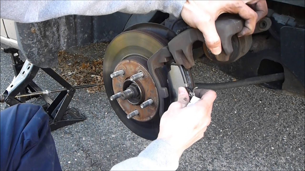 Replacing brake pads on 2002 ford explorer