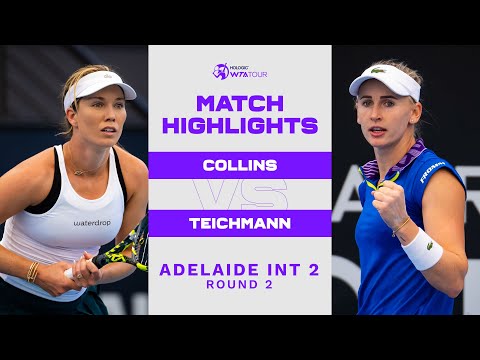 Danielle Collins vs. Jil Teichmann | 2023 Adelaide International 2 | WTA Match Highlights