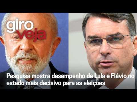 Pesquisa mostra desempenho de Lula e Flávio no estado mais decisivo para as eleições | Giro VEJA