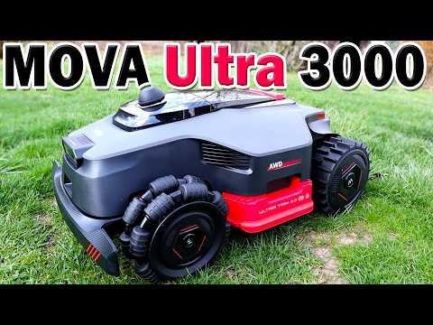 Mova Lidax Ultra 3000 AWD Robot Mower - Finally a Mower that can Tackle my BIG Hill !