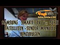 Samsung Smart TV 6er Serie: DVB-S Sender manuell hinzufugen (Satellit Frequenz / Transponder)