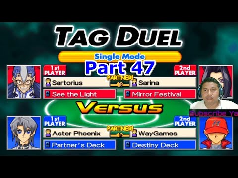Tag Team Vs Sartorius ( Society of Light ) & Sarina - Yu-Gi-Oh GX Tag Force 2