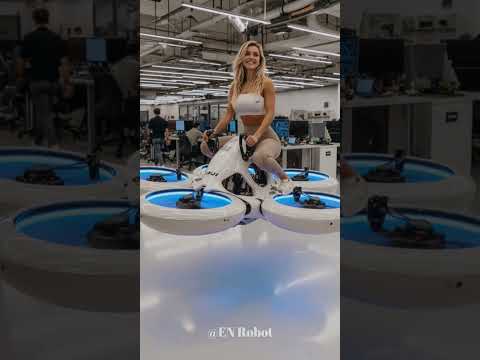 Next-Generation Aerial Vehicle Test - AI future #automobile #robot #tech #shorts #drone