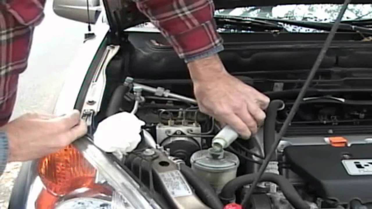 2002 Honda crv power steering fluid change #3