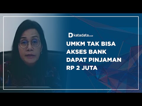 UMKM Tak Bisa Akses Bank, Dapat Pinjaman Rp 2 Juta | Katadata Indonesia