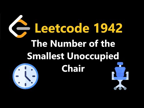 The Number of the Smallest Unoccupied Chair - Leetcode 1942 - Python