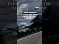 Crew member flees plane after Miami runway crash