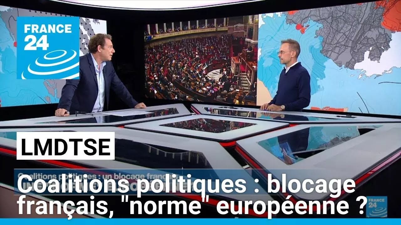 Coalitions politiques : un blocage français, une "norme" européenne ? • FRANCE 24