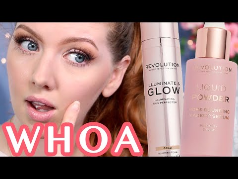 Liquid Powder & Liquid Highlighter Makeup | Oily Skin TEST