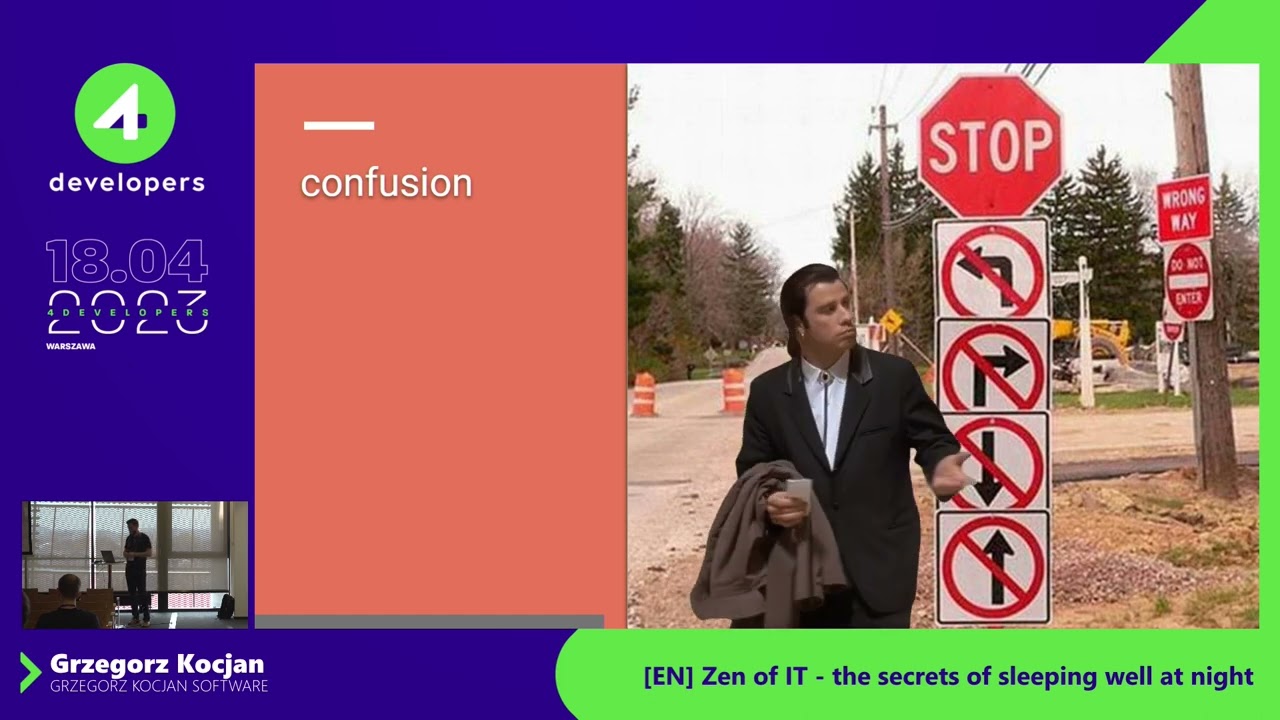 Grzegorz Kocjan: Zen of IT - the secrets of sleeping well at night