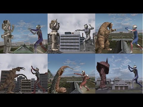 【ウルトラマンFE3】怪獣を掴めず吹っ飛ばし攻撃も当たらない愚かな平成のウルトラマン　Ultraman Fighting Evolution 3