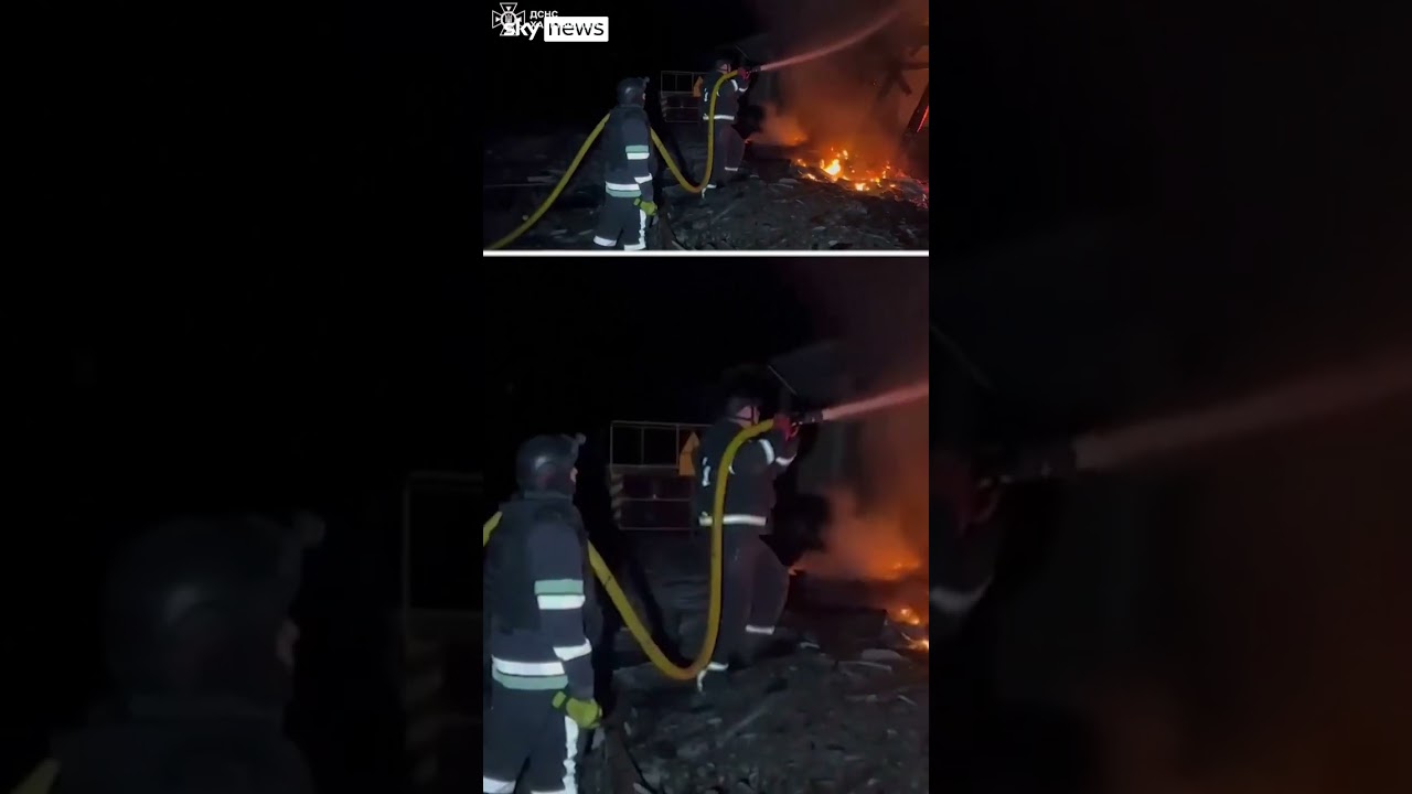 Russian drones strike Ukraine