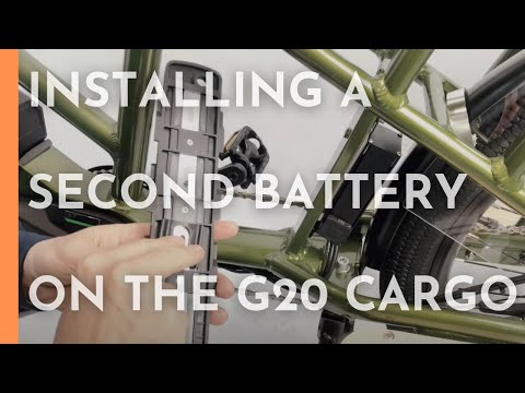 HOW TO: INSTALL second battery on the G20 CARGO E-BIKE.
