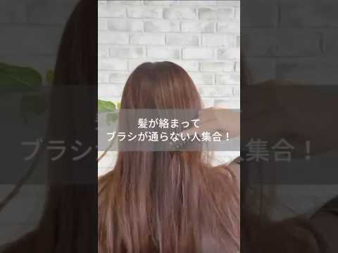 絡まった髪を解きほぐす✨魔法のブラシ知ってる？