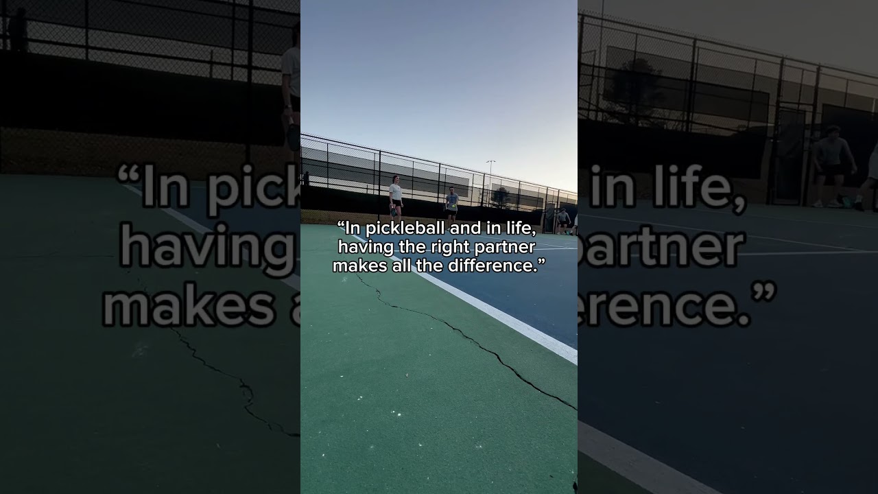 Pickleball And Life Partners Are Important!#pickleball #pickleballvideos #pickleballviral