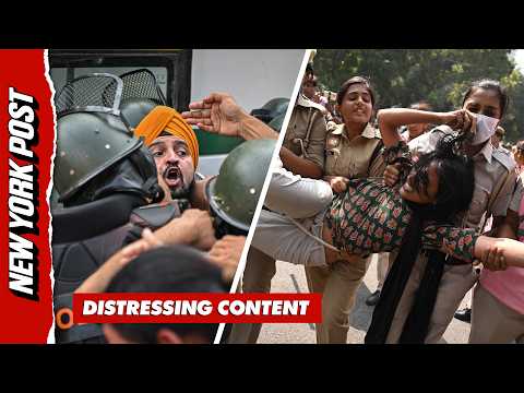 Indian Police DRAG Protesters Away As Chaotic ‘Cockroach’ Youth Protest Erupts In Delhi