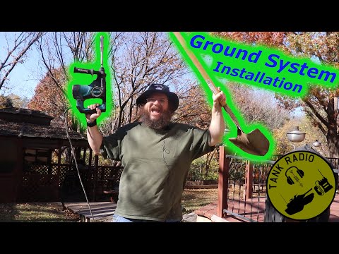 Installing Ground Rods for my Grounding System for Ham Radio, Part 1