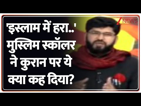 'इस्लाम में हरा रंग..' मुस्लिम स्कॉलर ने कुरान पर ये क्या कह दिया? | Quran | Hindu vs Muslim I ZEE