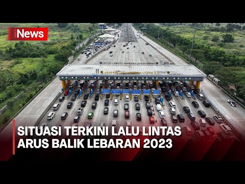 Ft Situasi Terkini Lalin Arus Balik Lebaran Di Gerbang Tol