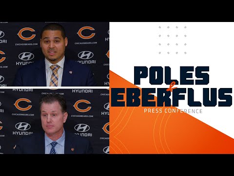 Ryan Poles and Matt Eberflus introductory press conference | Chicago Bears video clip