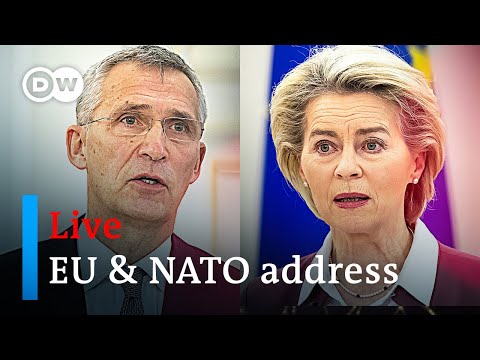 Watch live: EU's Von der Leyen and NATO's Stoltenberg address WEF | World Economic Forum 2022