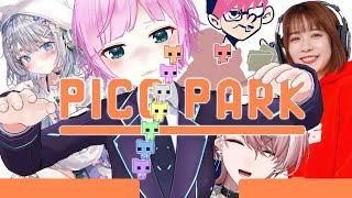 ▶︎▷PICO PARK｜バーボンさんチームでPICO PARK！それで何から壊せばいいんだ？　｜夕陽リリ￤にじさんじ