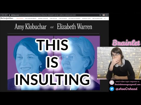 IT'S TIME FOR *2* WOMEN IN THE WHITE HOUSE!! - NYT Endorses Warren *AND* Klobuchar LOL