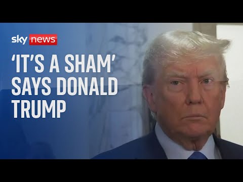 Trump trial: Former US president denounces fraud case as a 'sham'