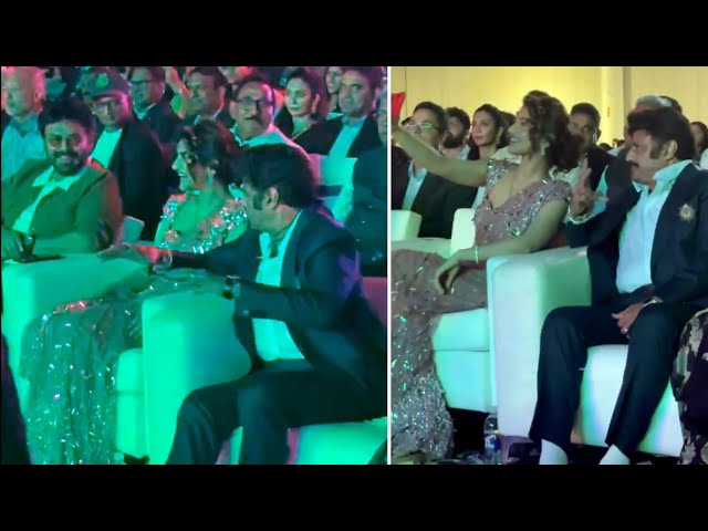 Balakrishna Fun With Venkatesh & Sreeleela @ NATS Sambaralu 2025 | Manastars