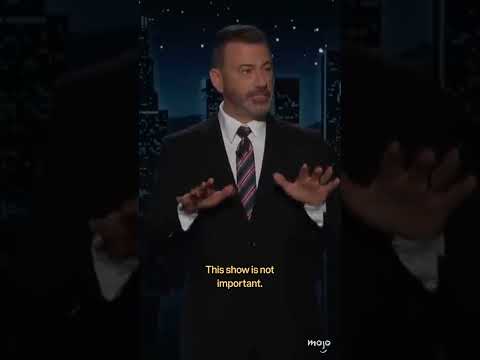 Jimmy Kimmel's Return Monologue