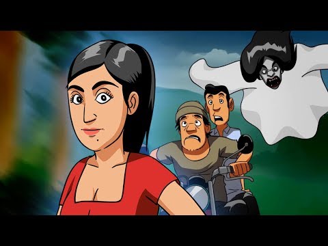Film Kartun Animasi Anak Hantu Pocong Nyebrang Jalan 