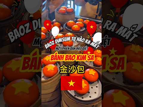 BÁNH BAO KIM SA - Phiên bản đặc biệt Mừng Đại Lễ 2/9 #Baoz #Diímum #BaozDimsum #quockhanhvietnam