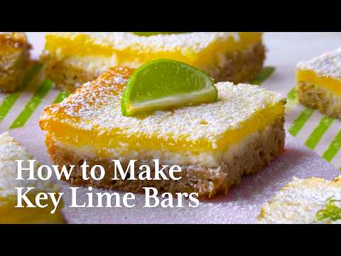 How to Make Key Lime Bars
