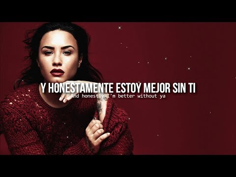 Lonely • Demi Lovato (Sin Lil Wayne) | Letra en español / inglés