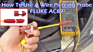 2Pcs/set safety test clip insulation piercing probes for car circuit detect  TUA 