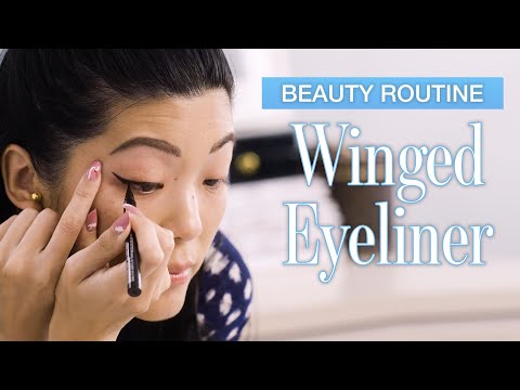 Allure Editor's Winged Eyeliner Tutorial In Real Time (3 Looks) | Allure