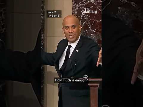 Cory Booker’s anti-Trump speech breaks record for longest Senate address