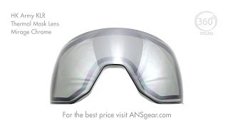HK Army KLR Thermal Mask Lens - Mirage Chrome